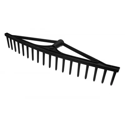 Грабли для сена усиленные 18 зубов, черные