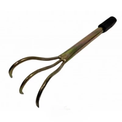 Рыхлитель металлический аннодированный с резиновой ручкой