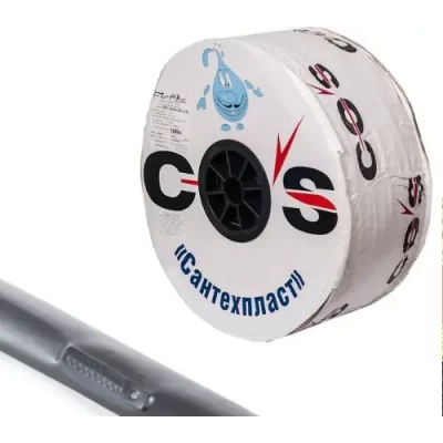 Капельная лента COS 7mil 30 см 500 м с плоским эмиттером