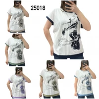 Футболка c 3d принтом 25018, 48-54, 95%котон