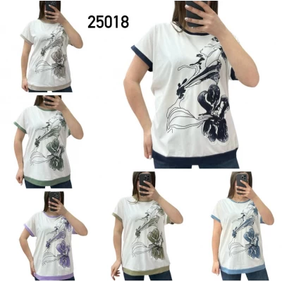 Футболка c 3d принтом 25018, 48-54, 95%котон