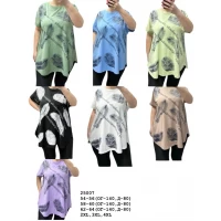 Футболка 25007. Батал 54-56,58-60,62-64,ХБ трикотаж 