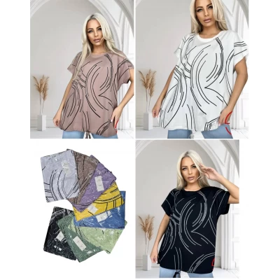 Футболка на завʼязці 25305. Розмір-(батал) 52,54,56, 100% котон