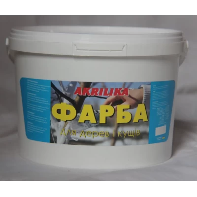 Краска садовая для деревьев и кустов 7 кг Akrilika
