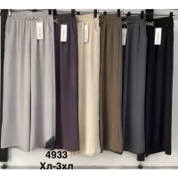 Жіночі літні штани. Розміри xl, 2xl, 3xl. В упаковці 6 од різного кольору. Матеріал жатка. 102693