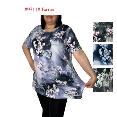 Жіночі футболки 111587. Розміри 4xl, 5xl , 6xl, 7xl, 8xl (58-68)