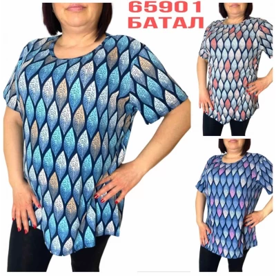 Жіночі футболки 111583. Розміри 4xl, 5xl , 6xl, 7xl, 8xl (58-68)