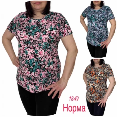 Жіночі футболки 111578. Розміри l, xl, 2xl, 3xl, 4xl (48-56)