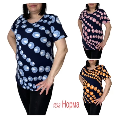 Жіночі футболки 111569. Розміри l, xl, 2xl, 3xl, 4xl (48-56)