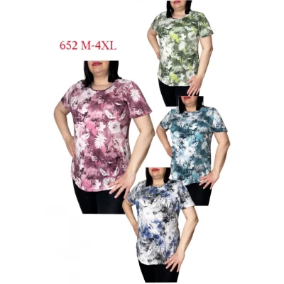 Жіночі футболки 111573. Розміри l, xl, 2xl, 3xl, 4xl (48-56)