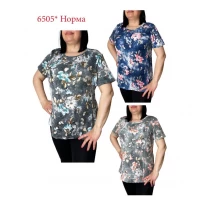 Жіночі футболки 111567. Розміри l, xl, 2xl, 3xl, 4xl (48-56)
