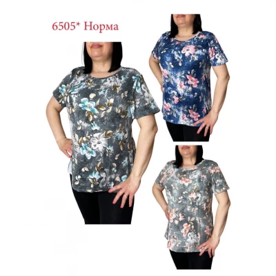 Жіночі футболки 111567. Розміри l, xl, 2xl, 3xl, 4xl (48-56)