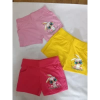 Шорти для дівчаток 3/7 лет; Туреччина 0280 (уп. 5 штук одного кольору)