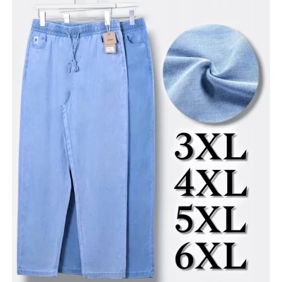 Джегінси жіночі з полегшеного коттону Kenalin. Розміри : 3XL, 4XL, 5XL, 6XL.