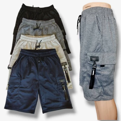 Шорти чоловічі подовжені трикотажні. Black CUCLONE. Розмір : 3XL-7XL.