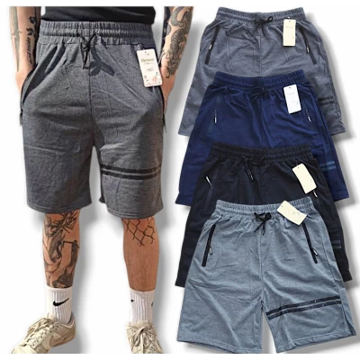 Шорти чоловічі трикотажні. Фірми Чайка. Норма. Розміри: 4XL, 5XL, 6XL. Кольори: сірий, темно-сірий, чорний, синій