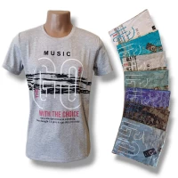 Футболка чоловіча трикотажна. Розмір : XL-5XL. різного кольору.