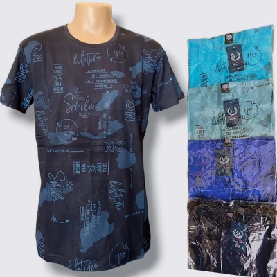 Футболка чоловіча трикотажна. Розмір : XL-5XL. різного кольору.