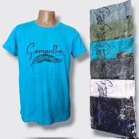 Футболка чоловіча трикотажна. Розмір : XL-5XL. різного кольору.