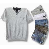 Футболка чоловіча трикотажна. Напівбатал.  Розміри: 6XL, 7XL, 8XL. різного кольору.