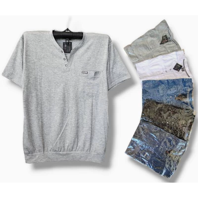 Футболка чоловіча трикотажна. Напівбатал.  Розміри: 6XL, 7XL, 8XL. різного кольору.