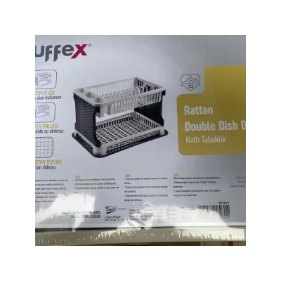 Сушка для тарелок 2-х ярусная "Elif Plastik" Сушка для тарелок 2-х ярусная "Elif Plastik"