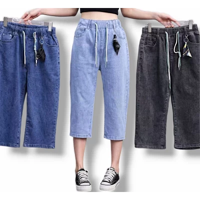 Бріджі жіночі джинсові, коттон+ стрейч. Фірми Золото. Розміри: 31, 32, 33, 34, 35, 36. одного кольору Бріджі жіночі джинсові, коттон+ стрейч. Фірми Золото. Розміри: 31, 32, 33, 34, 35, 36. одного кольору