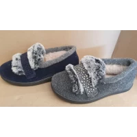 Тапочки женские зима. Размеры - 37-41, цвет -синий, серый, черный (2209)
