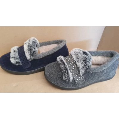Тапочки женские зима. Размеры - 37-41, цвет -синий, серый, черный