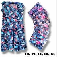 Халат жіночий. Фірми HATAI. Батал. Застібається на блискавку. Розміри: 10, 12, 14, 16, 18.