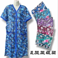 Халат жіночій. Норма. Застібається на гудзики. Розміри: XL, 2XL, 3XL, 4XL, 5XL.