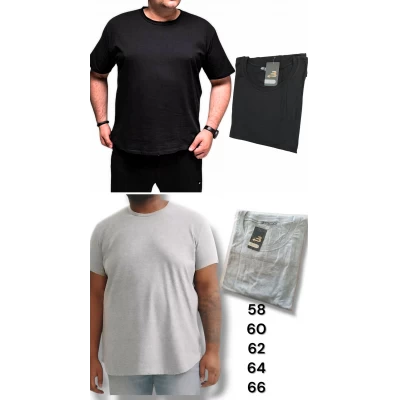 Футболка чоловіча бавовняна. Фірми BEKI ( Узбекистан ) Батал. Розміри: 58, 60, 62, 64, 66 одного кольору.