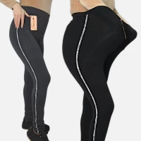 Лосіни жіночі трикотажні демісезонні. Ластівка. Батал. Колір чорний, темно сірий. Розміри: 3XL, 4XL, 5XL.