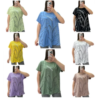 Футболка на завʼязці  25315. Розмір- L, XL, 2XL(батал) 52, 54, 56  Якість -хб трикотаж 