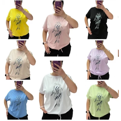 Футболка на завʼязці - 25039. Розмір-XL, 2XL,3XL(батал) 52 ,54,56 Якість - 100% котон