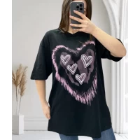 Футболка (оверсайз) 25061. Розмір 50-56, 100% котон