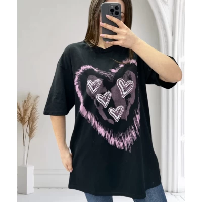 Футболка (оверсайз) 25061. Розмір 50-56, 100% котон