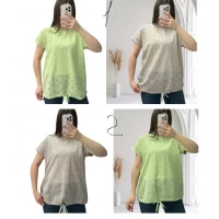 Футболка 25044 (25042) Перед прошва Зад ХБ трикотаж  Размеры 48,50,52,54(м,л,хл,2хл)