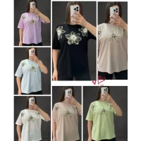 Футболка - 25034. Розмір- 46-48,48-50,50-52 Якість - 95% котон