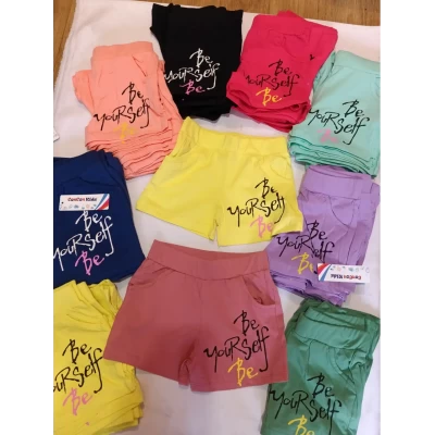 Шорти для дівчаток р.110/140; Туреччина 0270 (уп. 4 штук одного кольору)