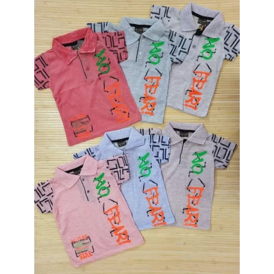 Футболка поло для хлопчиків 3-7 років, бавовна. Туреччина (В уп. один колір) Футболка поло для хлопчиків 3-7 років, бавовна. Туреччина (В уп. один колір)