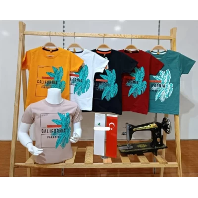 Футболка для хлопчиків 3-7 років, бавовна. Туреччина (В уп. один колір)