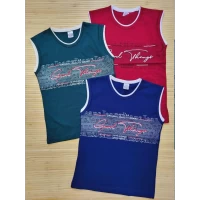 Майки для хлопчиків 152-176 зріст Туреччина. (В уп. один колір)