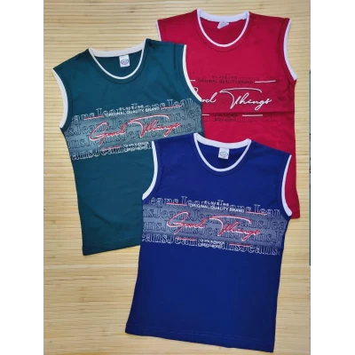 Майки для хлопчиків 152-176 зріст Туреччина. (В уп. один колір)