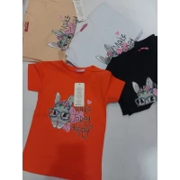 Футболка для дівчаток 5/8 роки; Туреччина (В уп. один колір)