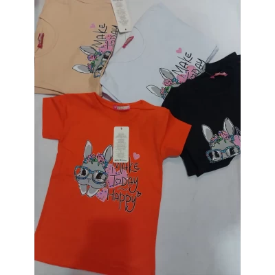 Футболка для дівчаток 5/8 роки; Туреччина (В уп. один колір)