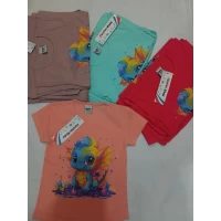 Футболка для дівчаток 2/5 роки; Туреччина (В уп. один колір)