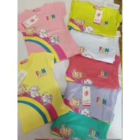 Футболки "BOBITO" дитячі 1/4 роки; Туреччина (В уп. один колір)	