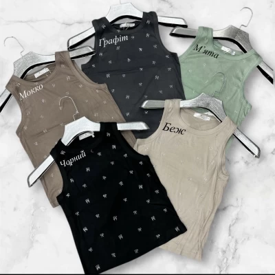 Майка 25069. Розмір- S,M,L, 95% котон