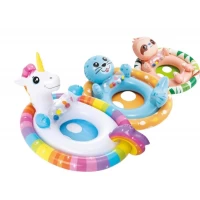 Надувной круг с отверстиями для ножек Intex (59570)